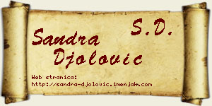 Sandra Đolović vizit kartica